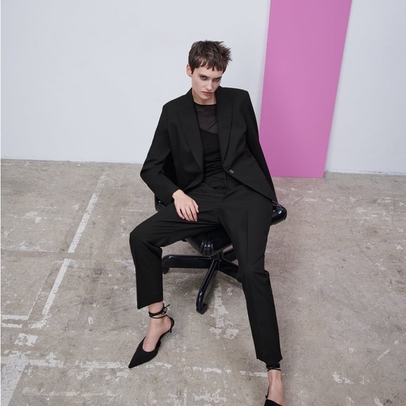 Zara black blazer, Sz M - Picture 1 of 4